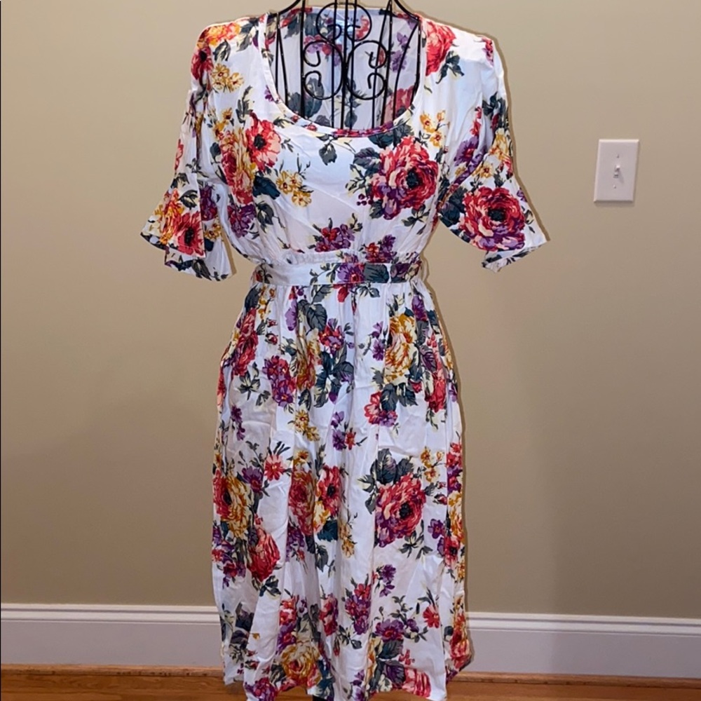 TIMES TWO Floral Maternity Dress